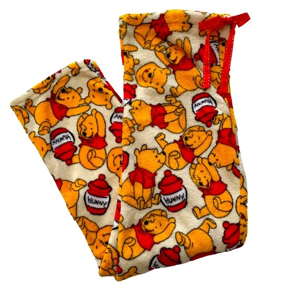 Disney Other - DISNEY Winnie The Pooh Fleece Lounge Pants XL Youth